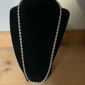 Beautiful twisted serpentine necklace chain 23”